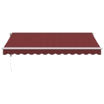 Tenda da Sole Retrattile Automatica Bordò 350x250 cm