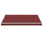 Tenda da Sole Retrattile Automatica Bordò 400x300 cm