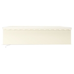 Tenda Sole Retrattile Manuale Parasole LED 5x3 m Crema
