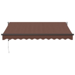 Tenda da Sole Retrattile Automatica Marrone 300x250 cm