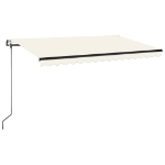 Tenda da Sole Retrattile Automatica 450x350 cm Crema