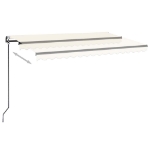Tenda da Sole Retrattile Automatica 450x350 cm Crema