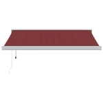 Tenda da Sole Retrattile Automatica Bordò 350x250 cm