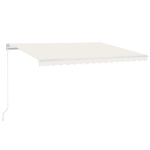 Tenda da Sole Retrattile Automatica 450x300 cm Crema
