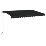 Tenda da Sole Retrattile Automatica 400x350 cm Antracite