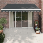 Tenda Sole Automatica Retrattile Antracite 3,5x2,5 m
