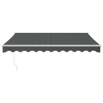 Tenda Sole Automatica Retrattile Antracite 3,5x2,5 m