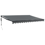 Tenda Sole Automatica Retrattile Antracite 4,5x3 m