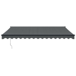 Tenda Sole Automatica Retrattile Antracite 4,5x3 m