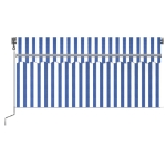 Tenda Automatica LED Sensore Vento 3,5x2,5m Arancione Marrone