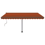 Tenda da Sole Autoportante Automatica 400x350cm Arancio Marrone