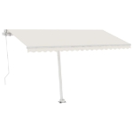 Tenda Sole Retrattile Manuale Autoportante 400x300 cm Antracite