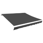 Tendone Parasole in Tela Antracite 400x300 cm