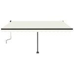 Tenda da Sole Manuale Autoportante 450x300 cm Crema