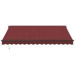 Tenda da Sole Retrattile Automatica Bordò 400x350 cm
