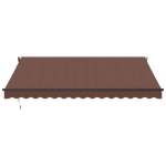 Tenda da Sole Retrattile Automatica 400x300 cm Marrone