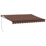 Tenda Sole Retrattile Manuale 350x250 cm Marrone