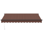 Tenda Sole Retrattile Manuale 350x250 cm Marrone
