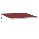 Tenda da Sole Retrattile Automatica Bordò 400x300 cm