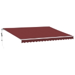 Tenda da Sole Retrattile Automatica Bordò 450x350 cm