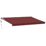 Tenda da Sole Retrattile Automatica Bordò 500x300 cm