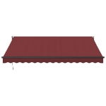 Tenda da Sole Retrattile Automatica Bordò 400x300 cm