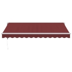 Tenda da Sole Retrattile Automatica Bordò 350x250 cm