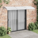Tettoia per Porta Grigia 300x100 cm Policarbonato