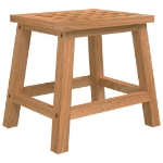 Sgabello 29x22,5x22,5 cm in Legno Massello di Noce
