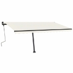 Tenda da Sole Manuale Autoportante 400x350 cm Crema