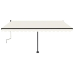 Tenda da Sole Manuale Autoportante 400x350 cm Crema