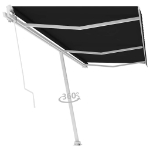Tenda da Sole Autoportante Manuale 600x300 cm Antracite