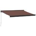 Tenda Sole Retrattile Manuale 300x250 cm Marrone