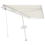 Tenda da Sole Automatica Autoportante 500x300 cm Crema
