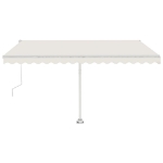 Tenda da Sole Automatica Autoportante 450x350 cm Crema