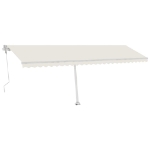 Tenda da Sole Autoportante Automatica 600x350 cm Crema