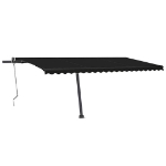 Tenda Automatica con Sensore Vento e LED 500x300 cm Antracite