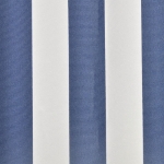 Tenda Parasole in Tela Blu e Bianco 6x3m (Telaio non Incluso)