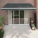 Tenda Sole Automatica Retrattile Antracite 3x2,5 m