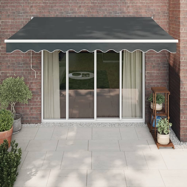 Tenda Sole Automatica Retrattile Antracite 3x2,5 m