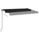 Tenda Automatica con Sensore Vento e LED 400x350 cm Antracite