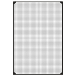 Zanzariera Magnetica per Finestre Antracite 80x120 cm
