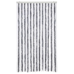 Zanzariera Grigio e Bianco 118x220 cm Ciniglia