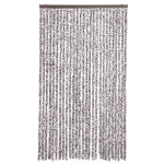 Zanzariera Marrone e Beige 118x220 cm Ciniglia