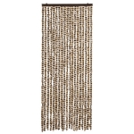 Zanzariera Beige e Marrone 56x185 cm Ciniglia