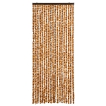 Zanzariera Ocra e Bianco 56x185 cm Ciniglia