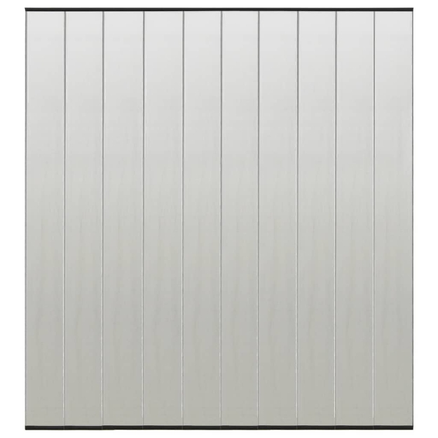 Zanzariera per Porta con 10 Sezioni a Rete Nera 240x240 cm