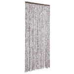 Zanzariera Marrone e Beige 100x220 cm Ciniglia