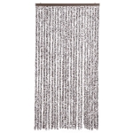 Zanzariera Marrone e Beige 100x220 cm Ciniglia