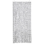 Zanzariera Grigio Chiaro e Grigio Scuro 90x220 cm Ciniglia